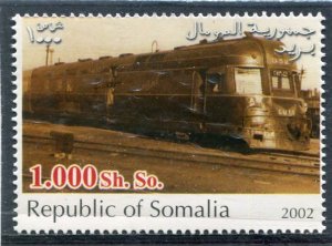 Somalia 2002 VINTAGE LOCOMOTIVE 1 Stamp Perforated Mint (NH)