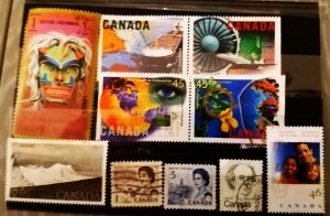 Canada div. stamps 5 pages