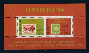 [SU822] Suriname Surinam 1994 Stamp Expo Fedapost  Stamps on Stamps MNH