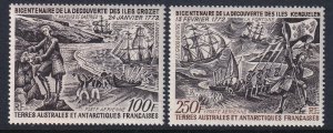 French Southern and Antarctic Territories C26-C27 MNH VF
