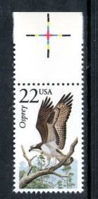 US 2291 MNH North American Wildlife w/ selvage Osprey