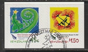 2006 New Zealand - Sc 2098-9 - used VF - 2 singles - Christmas