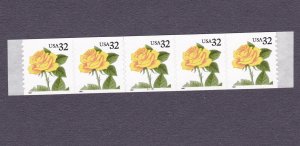 PNC5 32c Yellow Rose SA 5556 US 3054 MNH F-VF