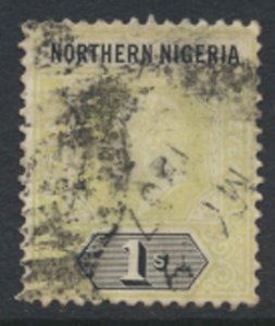 Northern Nigeria  SG 26a spacefiller poor colour  dated cancel   see details ...