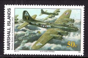 Marshall Islands 471 WWII Bomber Raids MNH VF