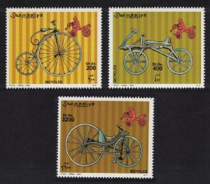 Somalia Bicycles 2000 MNH MI#819-821