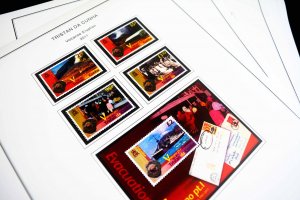 COLOR PRINTED TRISTAN DA CUNHA 2011-2020 STAMP ALBUM PAGES (45 illustr. pages)