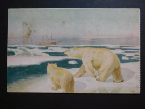 1926 Norway Postcard Cover To Denmark Roald Amundsen North Pole Expedition