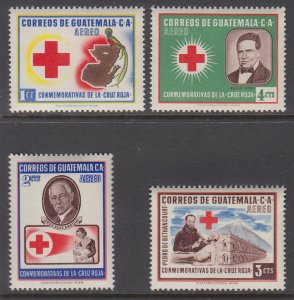 Guatemala C219-C222 Red Cross MNH VF