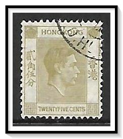 Hong Kong #160A KG VI Used