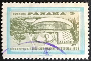 Panama #419 Used Single Argentina SCV $.25 L43