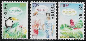 Aruba #75-7 MNH Set - Welcome to Aruba