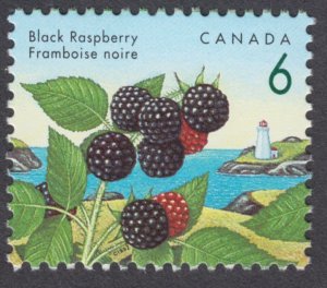 Canada - #1353 Edible Berries - Black Raspberry - MNH
