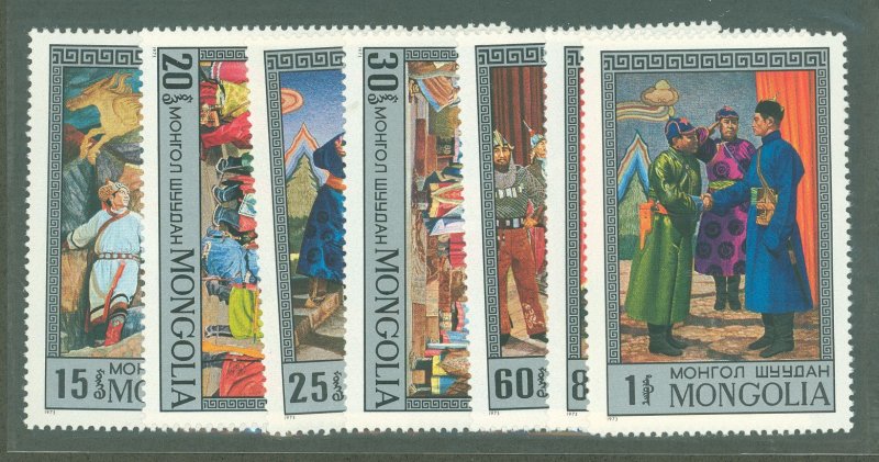 Mongolia #760-765  Single (Complete Set)