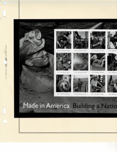 Made in America Coal Miner Forever US Postage Sheet #4801 VF MNH