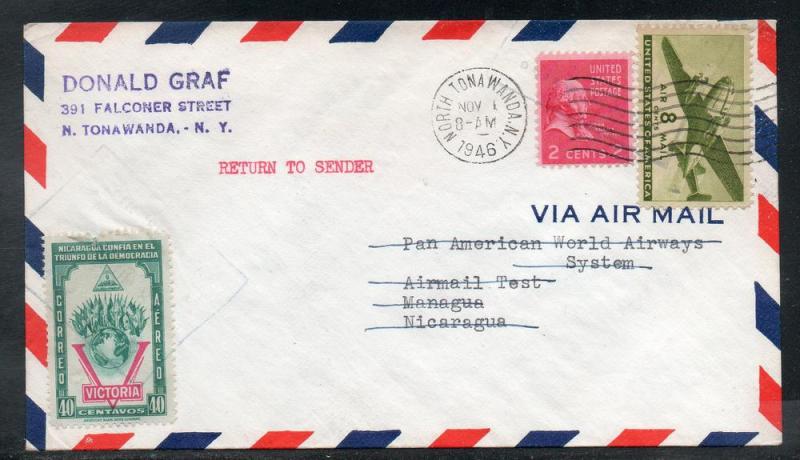 US - Nicaragua Pan Am Test Flight 1946 B822