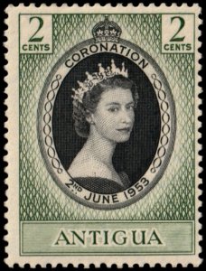 ✔️ ANTIGUA 1953 - CORONATION - SC.  106 MNH ** [5CW2]