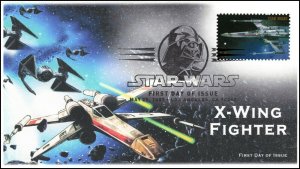 AO-4143m-4, 2007, Star Wars, Pictorial, Add On Cachet, X-Wing Starfighter, SC 41