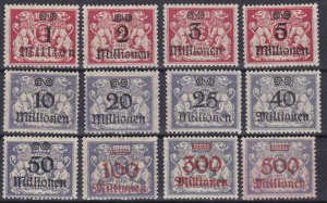 Danzig Sc #144-155 Mint Hinged