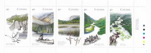 Canada 1321-25   1991  strip 5   VF  NH