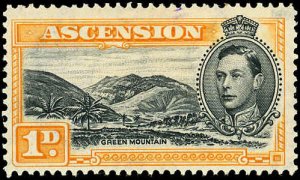 ASCENSION Sc 41A F-VF/MHR - 1942 1p Green Mountain - perf 13