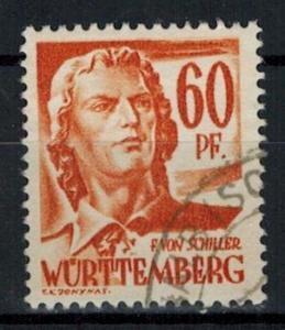 Germany - French Occupation - Wurttemberg - Scott 8N10