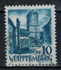 Germany - French Occupation - Wurttemberg - Scott 8N3
