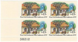 1725: Alta California - Plate Block - MNH - 38212-LL