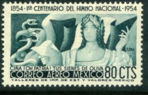 MEXICO C226, 80c Centennial of National Anthem. MINT, NH. F-VF.