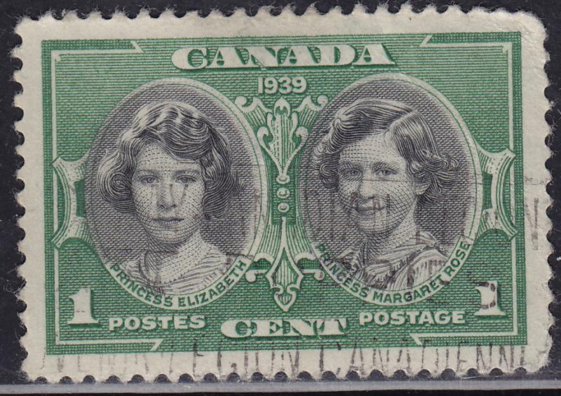 Canada 246 Royal Visit Tour Issue 1¢ 1939