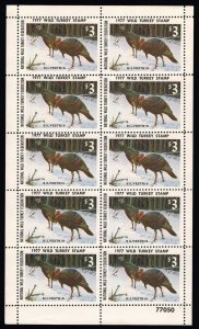 United States - 1977 Wild Turkey Stamp Mint never hinged.