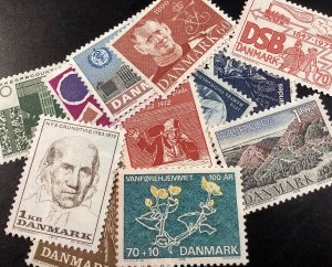Denmark 16 Different Mint 1970-72
