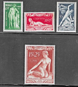 Monaco (1948)  - Scott # CB11 - CB14,   MNH