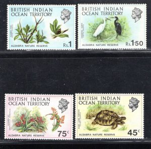 BRITISH INDIAN OCEAN TERRITORY SC# 39-42 FVF/MOG