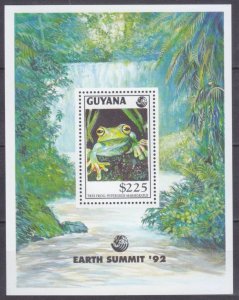 1992 Guyana 4005/B241 Reptiles - Frogs  5,50 €