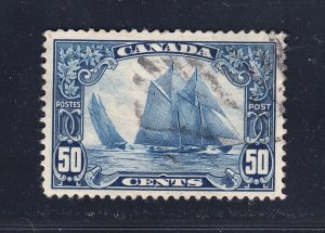 CANADA: Scott #158 50c Bluenose USED - Well Centered