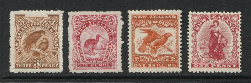 NEW ZEALAND 126-129 Mint, LH, HR Fine-Very Fine CV $420 TJ 3/24 