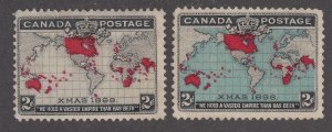 Canada #85, 86 Mint