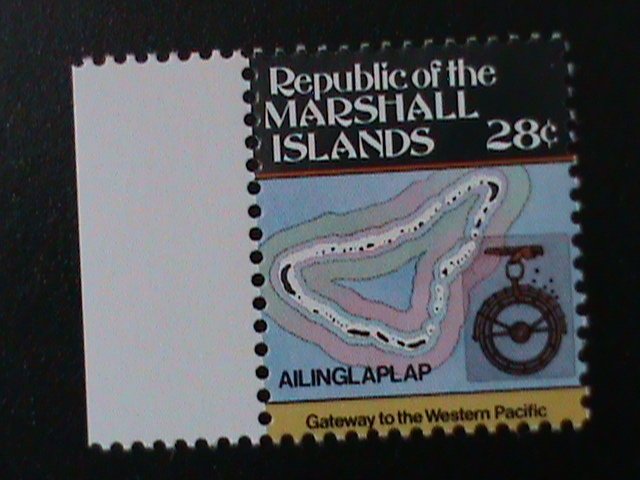 ​MARSHALL ISLANDS-1984 SC#43-GATEWAY TO THE WESTERN PACIFIC MNH-BLOCK-Vf