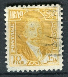 IRAQ; 1932 early King Faisal issue fine used 10f. value
