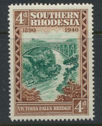 Southern Rhodesia  SG 58  Mint very light trace of Hinge 