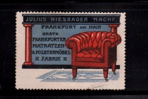 German - Julius Wiesbader Mattress  & Upholstered Furniture Factory, Frankfurt