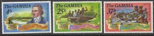 Gambia  Scott  270-272  Mint  