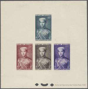 Vietnam Stamps - 1954 - The Crown Prince Bao Long - Deluxe Sheet - RARE!!!