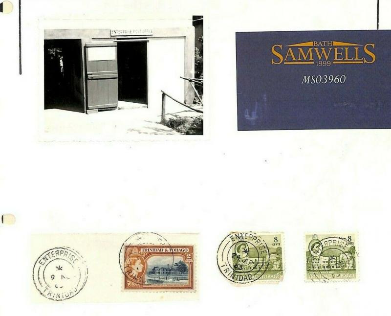 TRINIDAD & TOBAGO Postmarks & Real Photo *Enterprise* {samwells-covers}MS3960