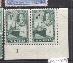 Nigeria SG 34 Plate Pair MNH (9dlv)