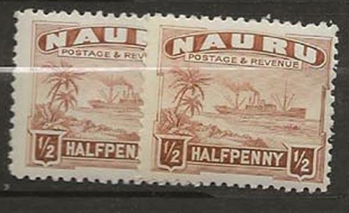 Nickel Auction. Nauru 17b 2 vls. m [aa38]
