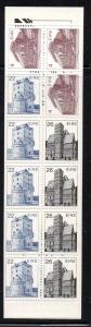 Ireland Scott 550c 1988 Buildings booklet pane mint NH