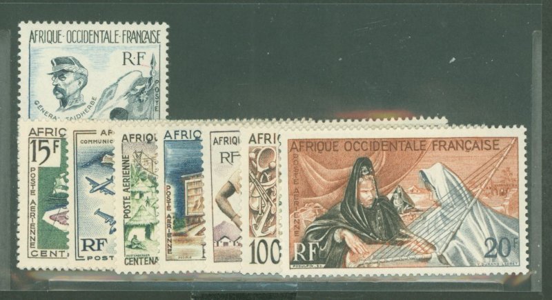 French West Africa #C21-8 Mint (NH) Single (Complete Set)