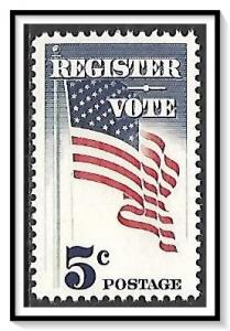 US #1249 Register & Vote MNH